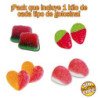 Pack de Tajadas de sandía (1kg) + Fresas silvestres (1kg) + Corazón de melocotón (1kg) + Besos (1kg)