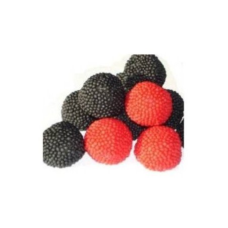 Moras rojas y negras