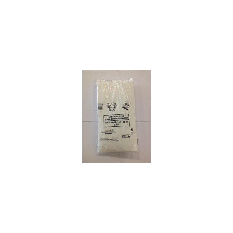 Bolsa Plástico 15 x 30
