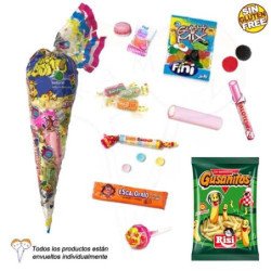 Pack 10 Bolsas Cono Cumpleaños Grande